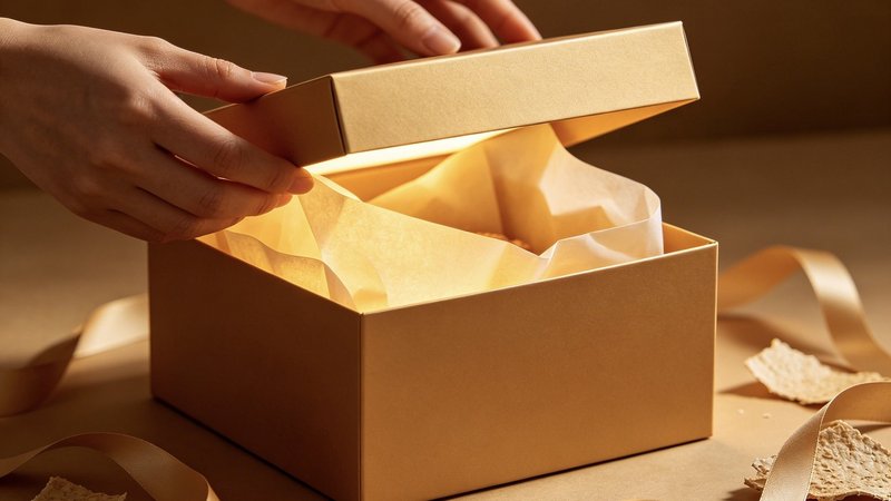 礼品食品的拆箱体验包装设计